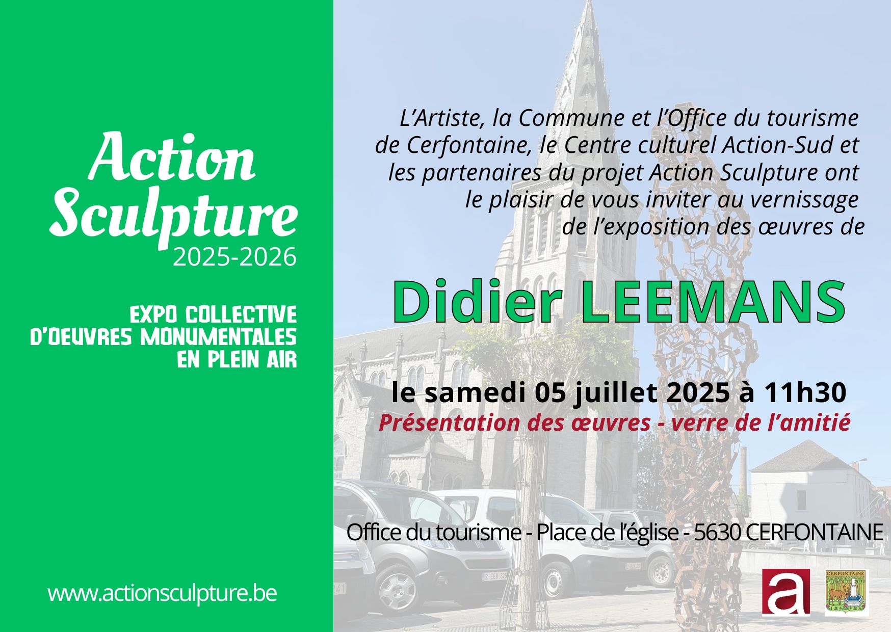 Invitation vernissage Cerfontaine Invitation vernissage Cerfontaine